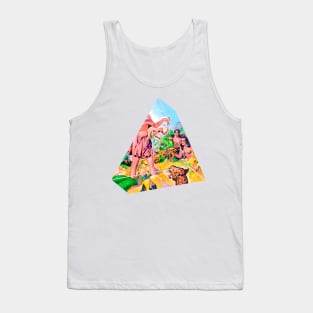 triangle powerful native women and hungry tiger Tank Top